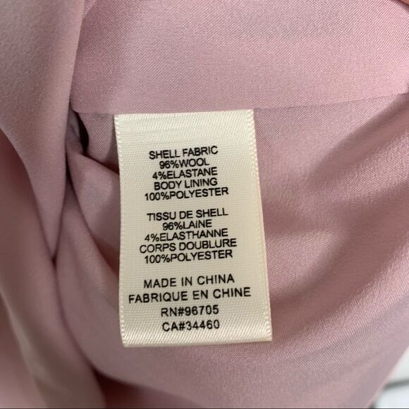 REBECCA TAYLOR Spring Ruffle Dress In Dusty Rose - Picture 6 of 7